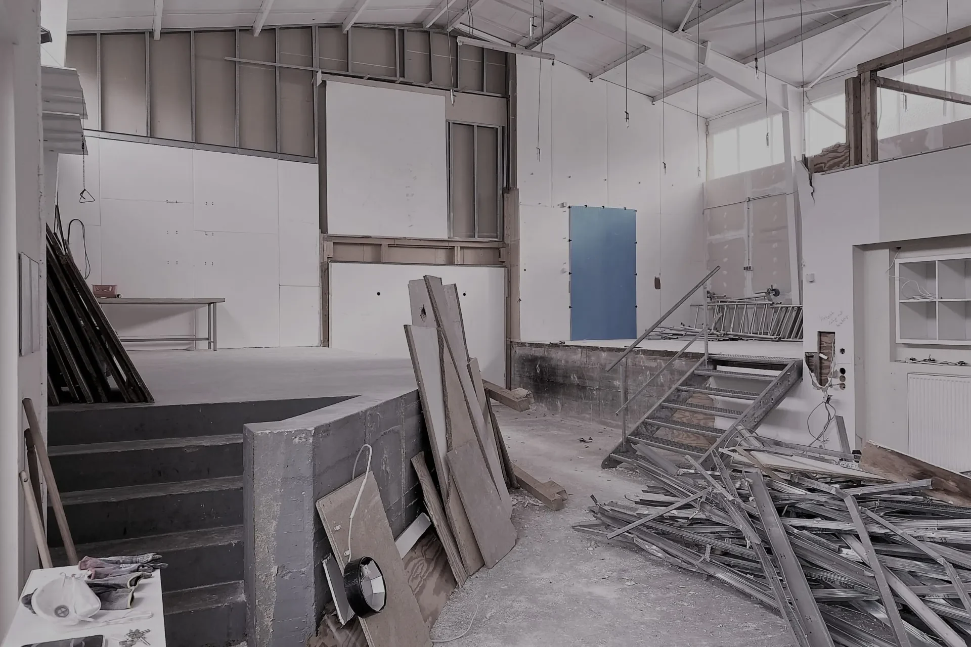 Vorher: INHOUSE56 PartG mbB, Mainz, 2020; Coworking Spaces
